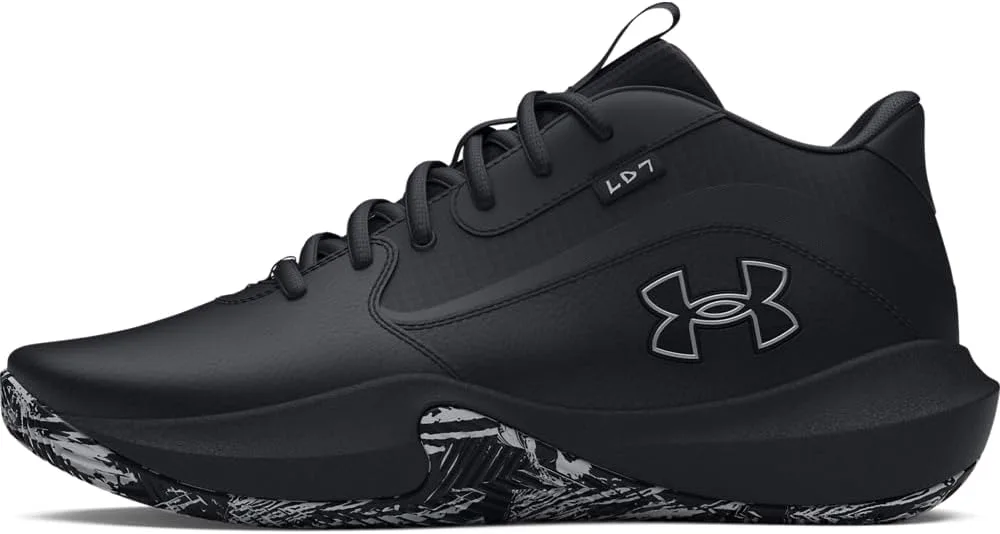 Under Armour Lockdown 7 performance basketball sneaker lateral profile view