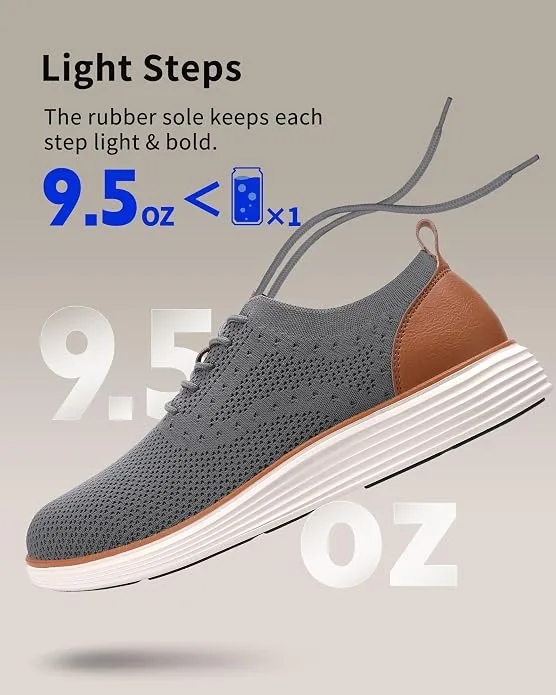 VILOCY Men's Casual Dress Sneakers