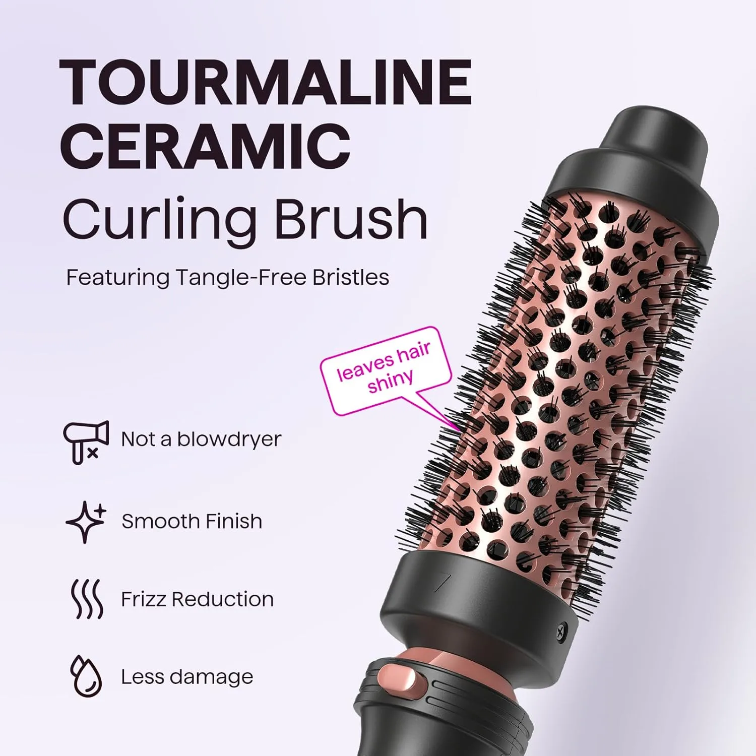 Wavytalk 5 in 1 Curling Wand Set with Thermal Brush & 0.5-1.25 Barrels