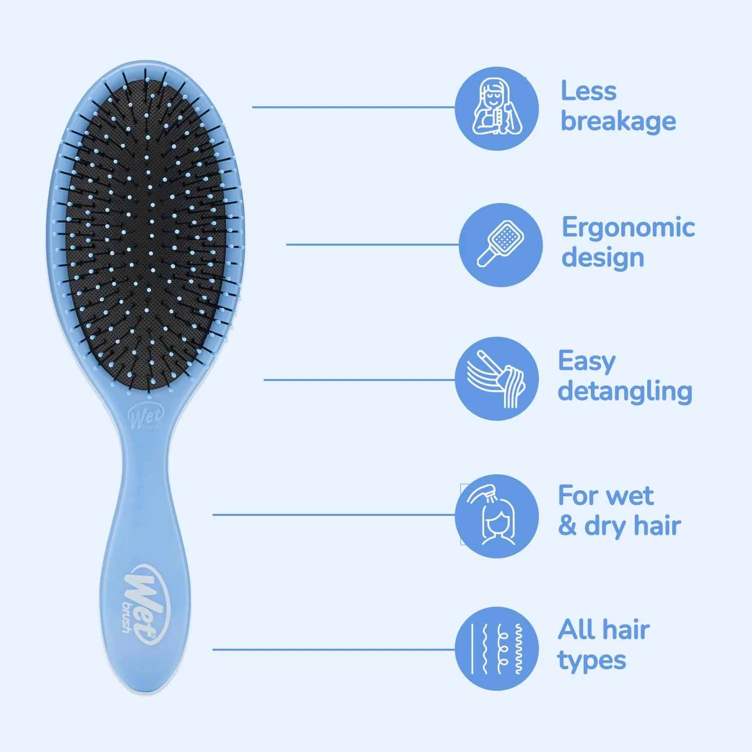 Wet Brush Original Detangler Hair Brush