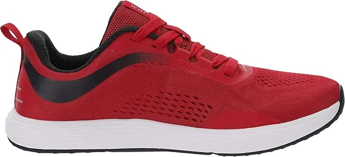 WHITIN Men's Wide Toe Box Zero Drop Road Running Shoes (Red S8)