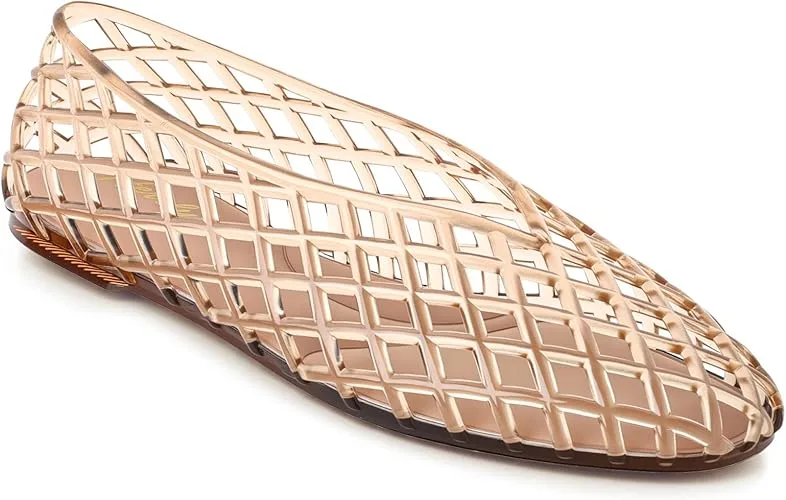 Herrlyn Women's Jelly Shoes Slip On Jelly Ballet Flats
